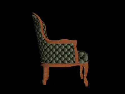 Luxury Office Chair Low-poly 3D model