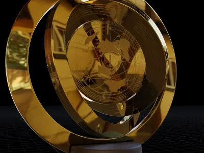 3D Model - FIFA Club World Cup Trophy 3D model