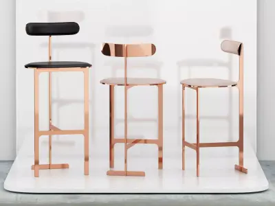 Park Place Counter Stool 3D model