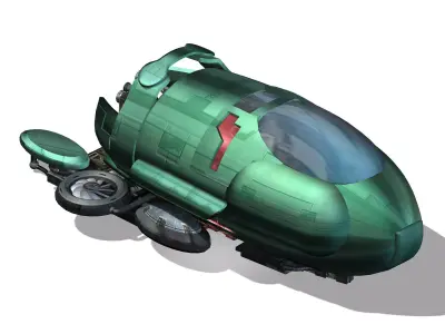 Spaceship 01 3D model