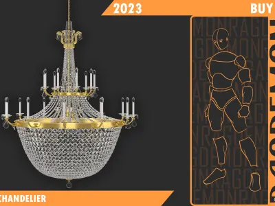 ROOM CHANDELIER 3D model