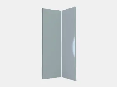 RINGHULT 2-p door f corner base cabinet set Low-poly 3D model