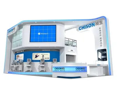 Booth - Area - 12X6-3DMAX2009-014 3D model