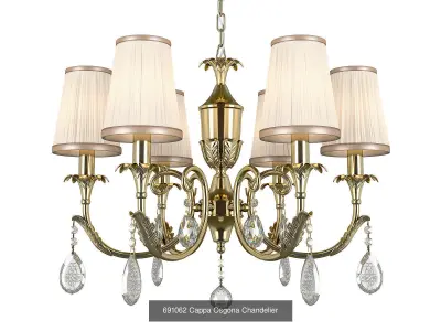 691 Cappa Gold Osgona Collection of Lamps 3D Model Pack