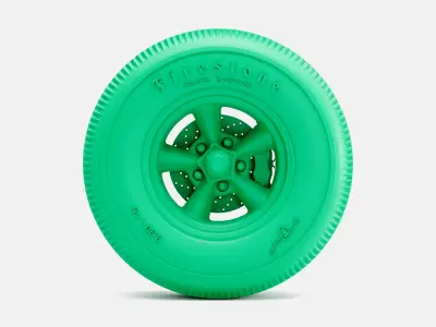 15x7 Torq Thrust D Wheel Firestone 890-15 Tire 3D print model