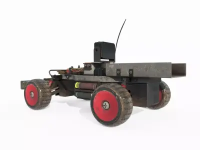 Abandoned soil style remote control car 3D model