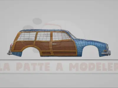 Volkswagen Karmann Squareback LPAM 3D model