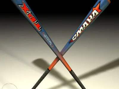 baseball bat 3D model
