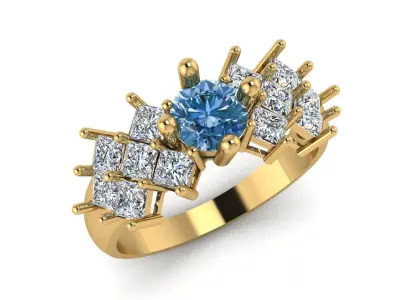 Silver Ring Free 3D print model