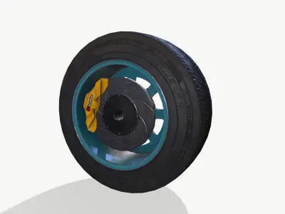 Rally wheel Eagle F1 Low-poly 3D model from CGTrader