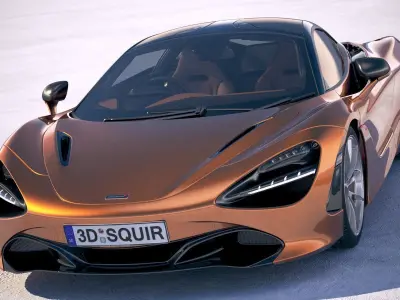 McLaren 720S 2018 3D model