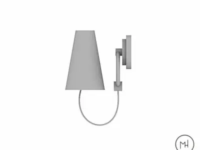 Modern led - Wall lamp 3D Model Low-poly 3D model