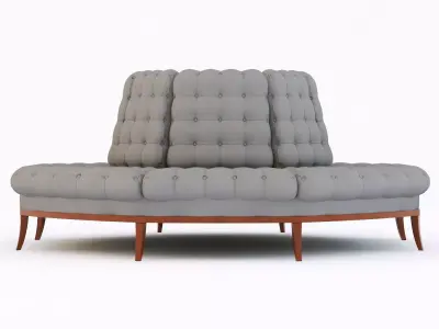capitone sofa 3D model