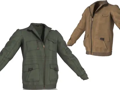 JAKET BOMBER 3D model