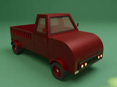 Lowpoly Car 2 Low-poly 3D model