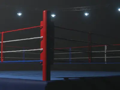 Boxing ring  3D model
