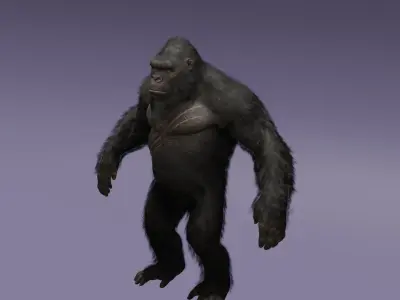 BigFoot 3D Model with Textures Big Foot  3D model