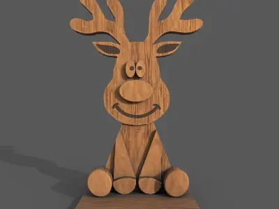 Christmas wooden decor collection
