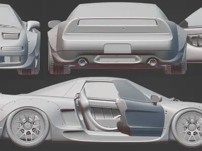 Honda NSX NA1 3D model