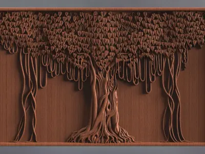 Buddha Botree for decoration 3D print model