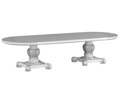 Dinner table classic  3D model