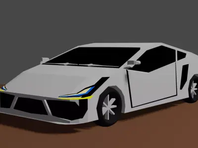 3D Sport Car 2O 3D model