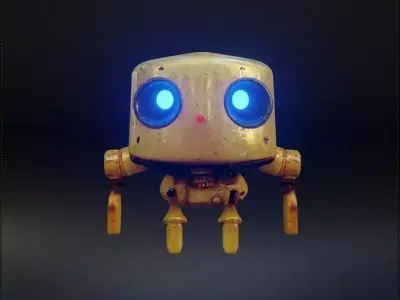 Cute Robot  Free 3D model