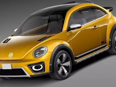 Volkswagen Beetle Dune Concept 2014 3D model