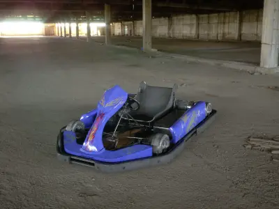 Gokart go kart Low-poly 3D model