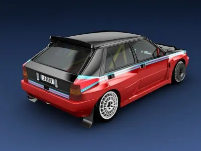 Lancia Delta evo 3D model