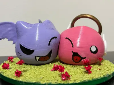 Ragnarok Online - Angeling and Deviling 3D print model