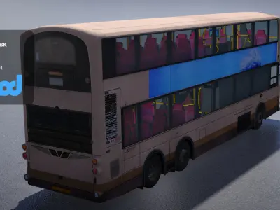 Hk Doubledeck 001 3D model