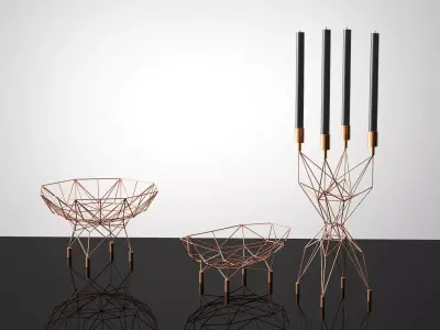 Pylon Collection wire basket 3D model