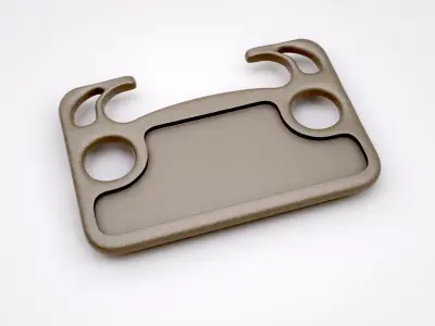 steering wheel tray Low-poly 3D model