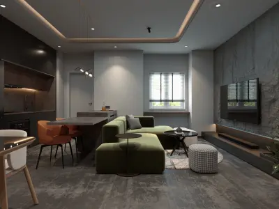 Modern Apartment Design 3D model