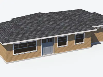House 1 Free low-poly 3D model