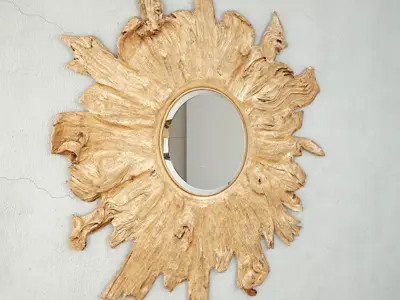 Floris Gold Mirror by Made Goods 3D model