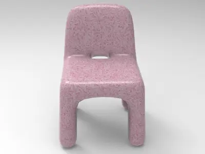 Guq Kid Chair Low-poly 3D model