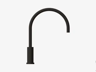 Sink Mixer - Luxury - Sleek - Gooseneck - 220 Low-poly 3D model