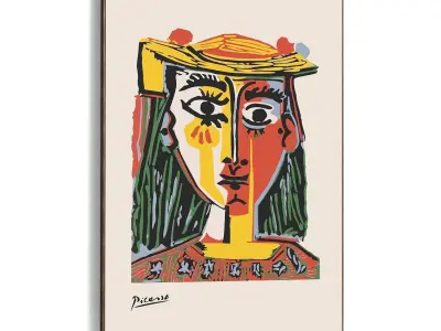 Abstract Painting Set of 3 pieces - No 22 Low-poly 3D model