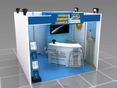 Exhibition Stand 023 3D model