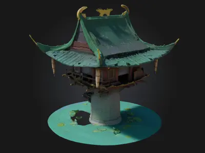 Pagoda in the Sky 3D model