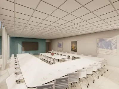Educational building 3D model
