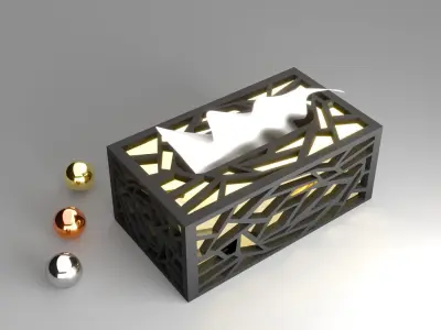 tissue box Model 1 3D model