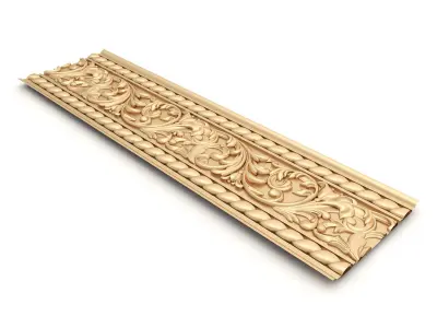 Ceiling Molding 10 - For CNC and Interior 3D model