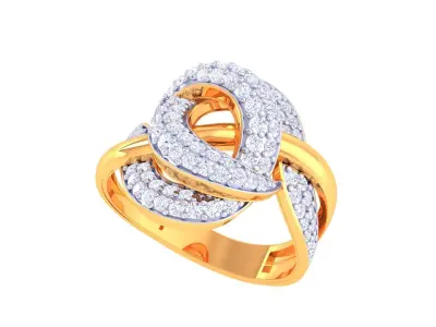 DIAMOND RING 3D print model 19