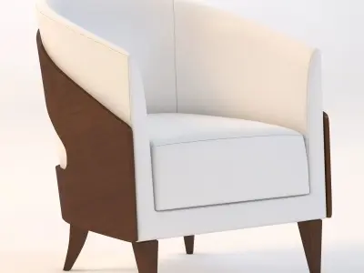 David Edward Aurora Lounge Chair 3D model