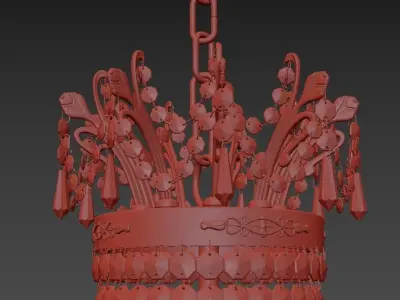Chandelier Lodi E 1 6 8 200 A 3D model