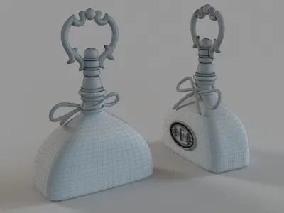 Kensal Key Handle Decorative Bottle 3D model