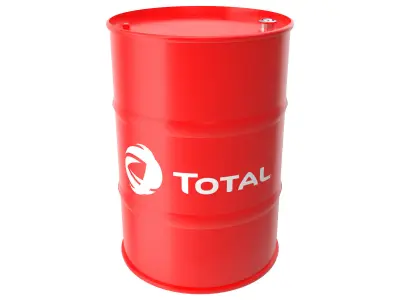Total oil barrel 3D model